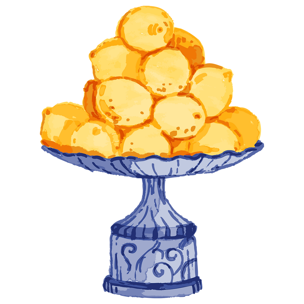 Lemons On Pedestal