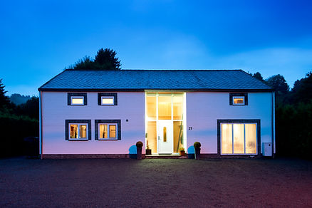 Exterior view of a house for professional house refurbishments.