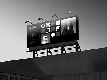 Black-And-White Billboard
