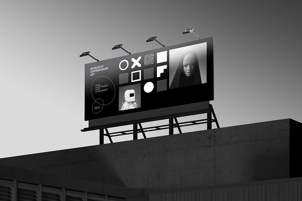 Black-And-White Billboard
