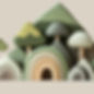 Wooden Toy Landscape