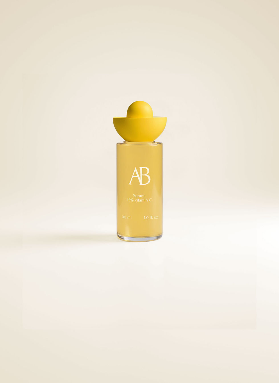 Yellow Serum Bottle