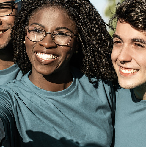 Smiling Volunteer Group