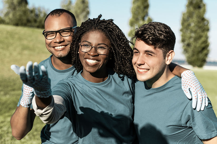 Smiling Volunteer Group