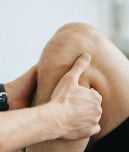 Knee examination close-up