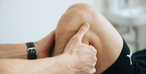 Knee examination close-up