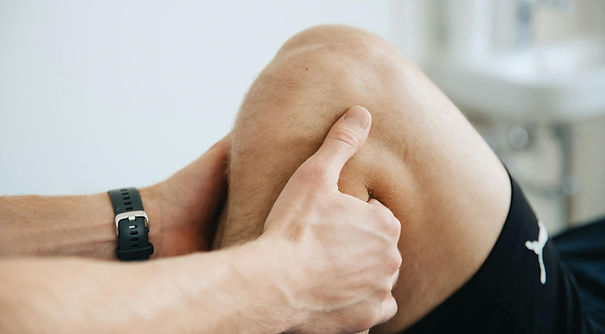 Knee Being Examined