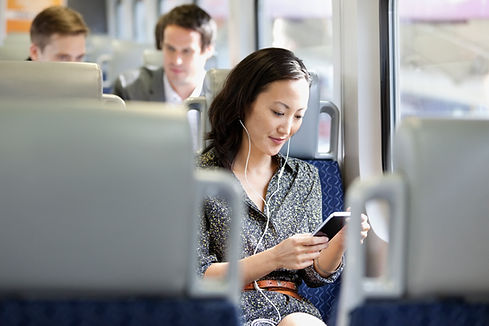 Woman Commuting