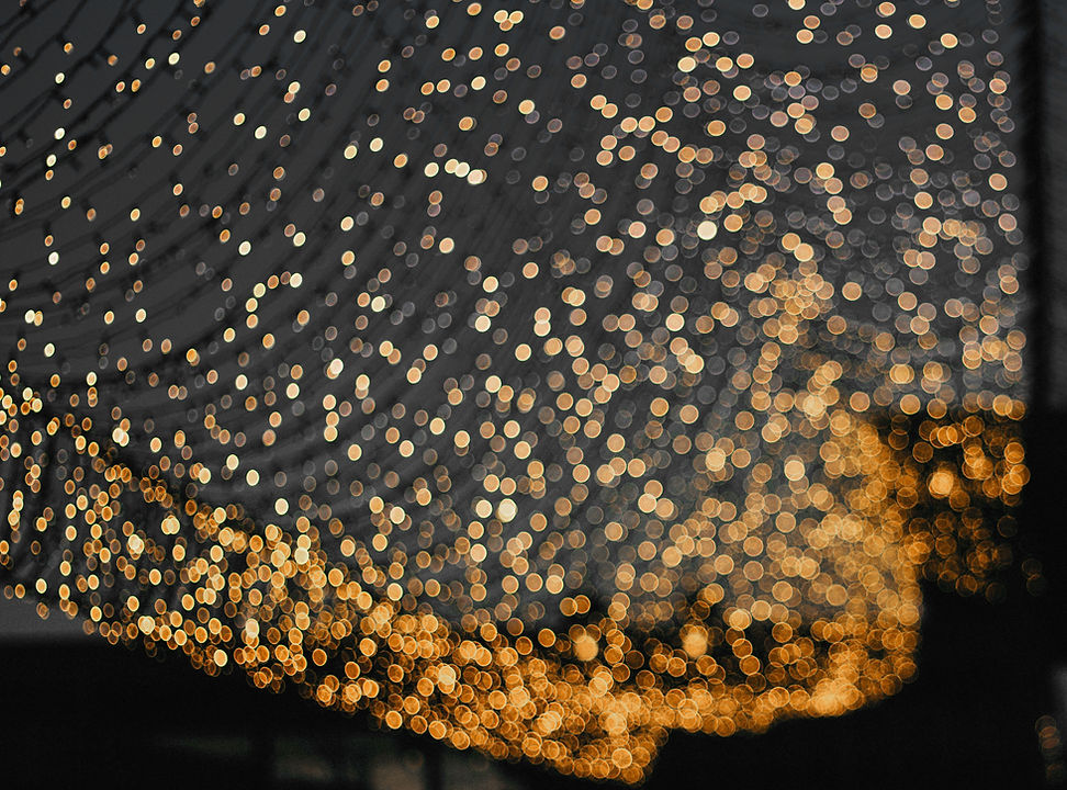 Golden Light Bokeh
