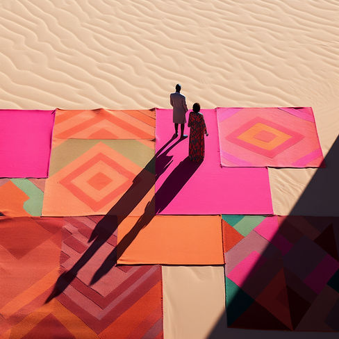 Rugs in Desert