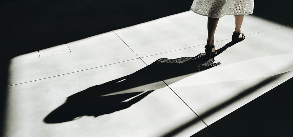Woman Casting Shadow