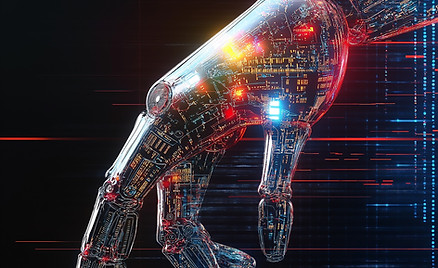 Main robotique futuriste