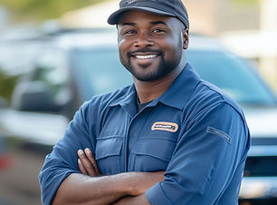 Smiling Delivery Driver