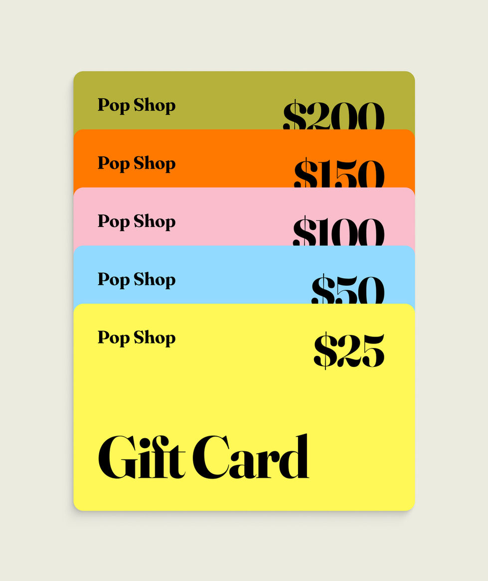 Colorful Gift Cards