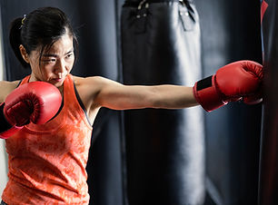 Woman Boxing