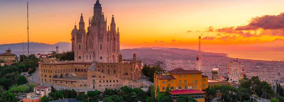 Sunset in Tibidabo