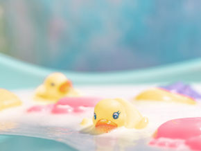 In the bathroom - activities to help your child get ready to start school.