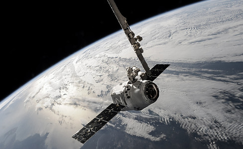 Satélite en el espacio