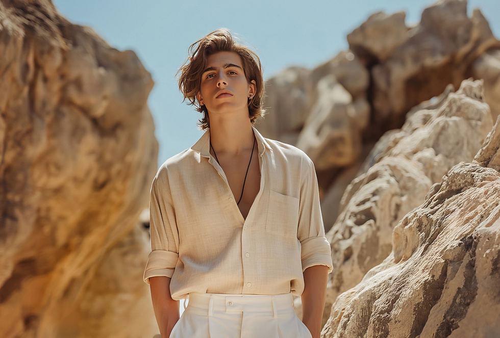 Stylish Desert Portrait