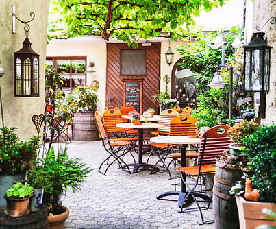 Outdoor Café Setting