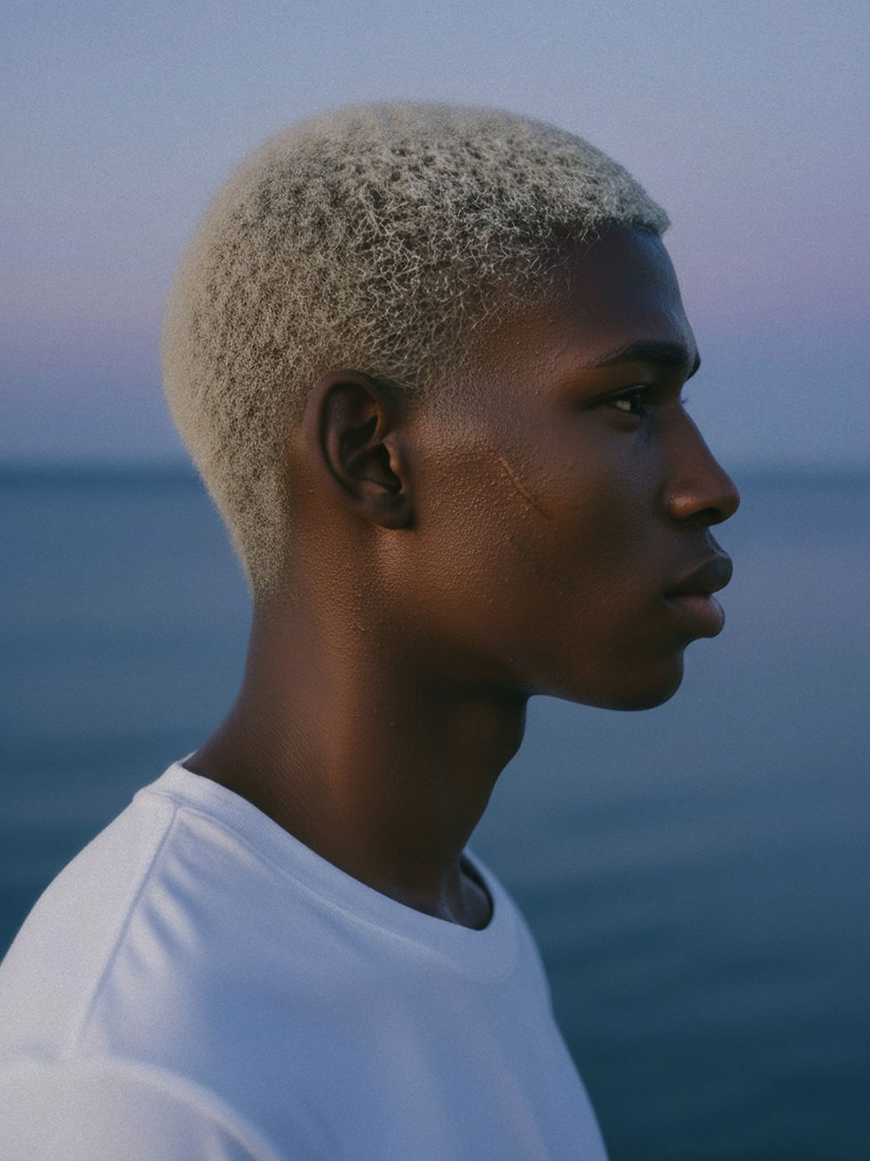 Профільний портрет на свіжому повітрі