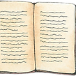 Illustrated Open Book