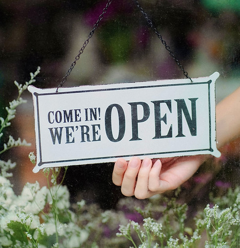 Come On In We're Open