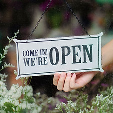 Come On In We're Open