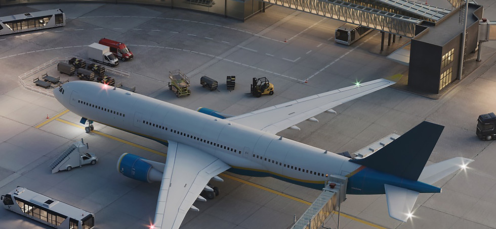Airplane At Terminal