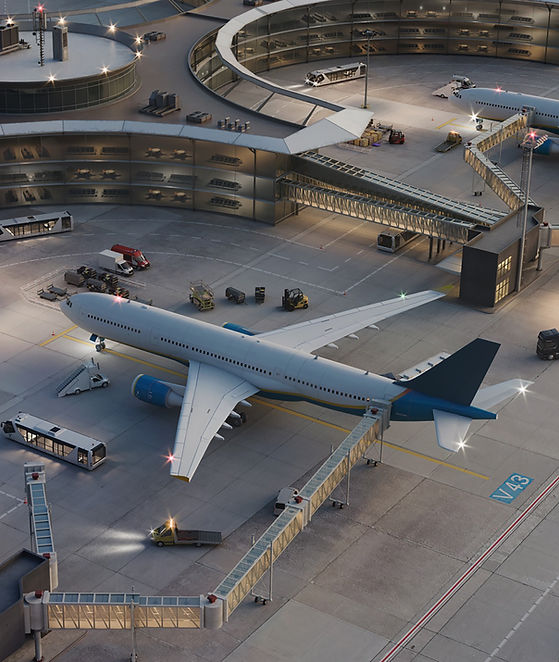 Airplane At Terminal