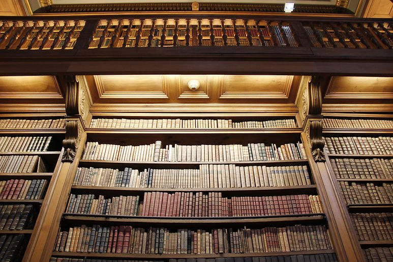 Biblioteca à moda antiga
