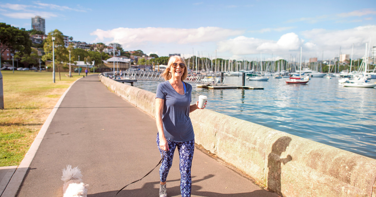 A person reflecting on improvements in everyday activities, such as walking further, gardening and spending time with family, rather than focusing only on pain levels.