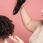 Curly Hair Blow Dry