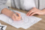 Astrologer Writing Natal Chart