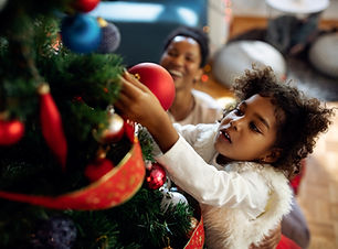 Décoration de l'arbre de Noël