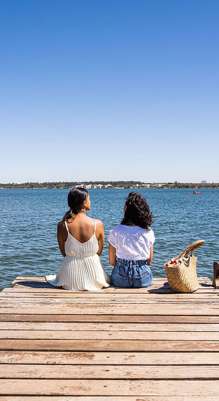 Women on Dock