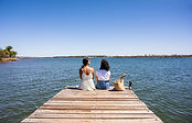 Friends by the Lake