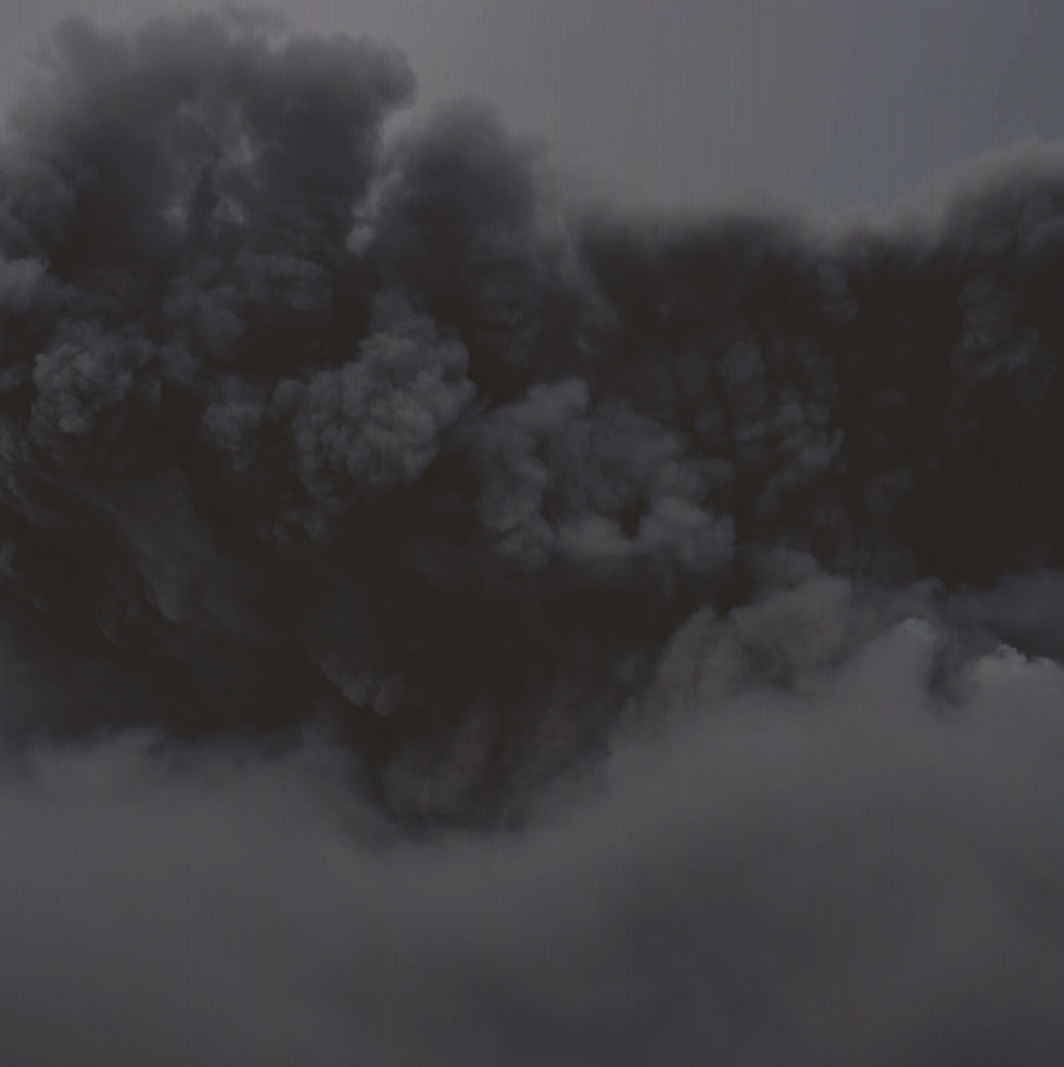 Dark smoke