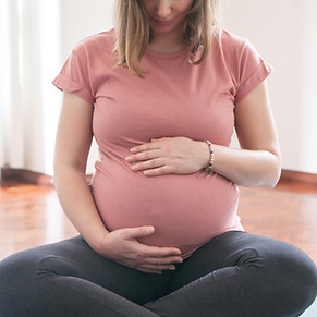 Pregnant Woman Meditating