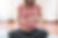 Pregnant woman meditating