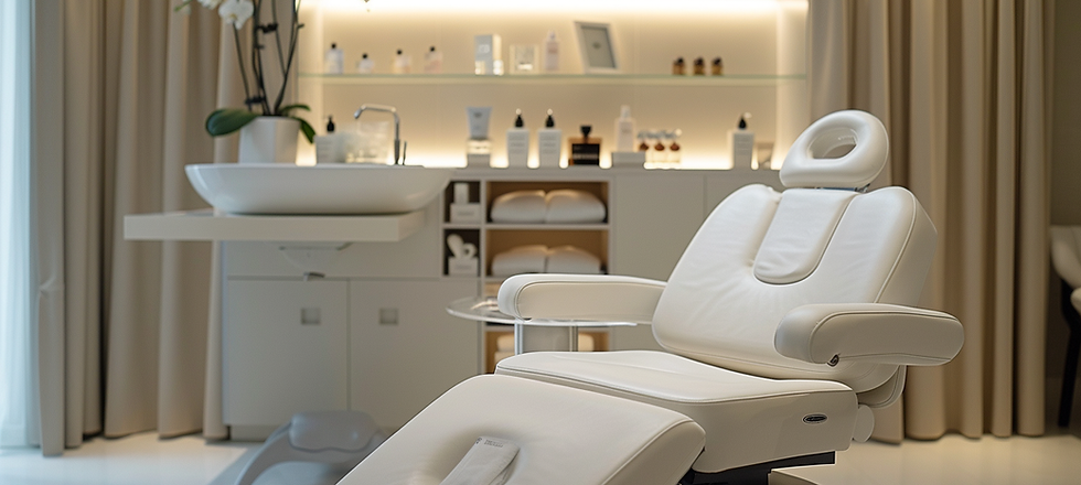 Nowoczesny pokój zabiegowy spa