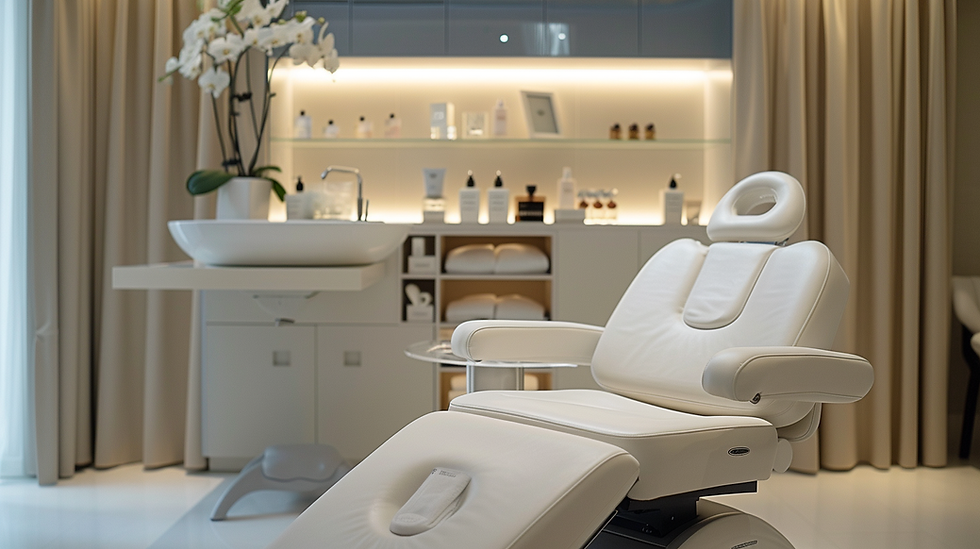 Nowoczesny pokój zabiegowy spa