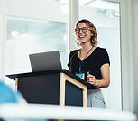 Woman Giving Presentation