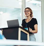 Woman Giving Presentation