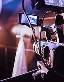 Professional camera closeup
