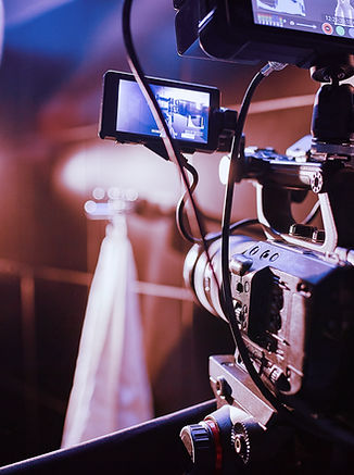 Professional camera closeup