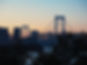 夕暮れ時の橋