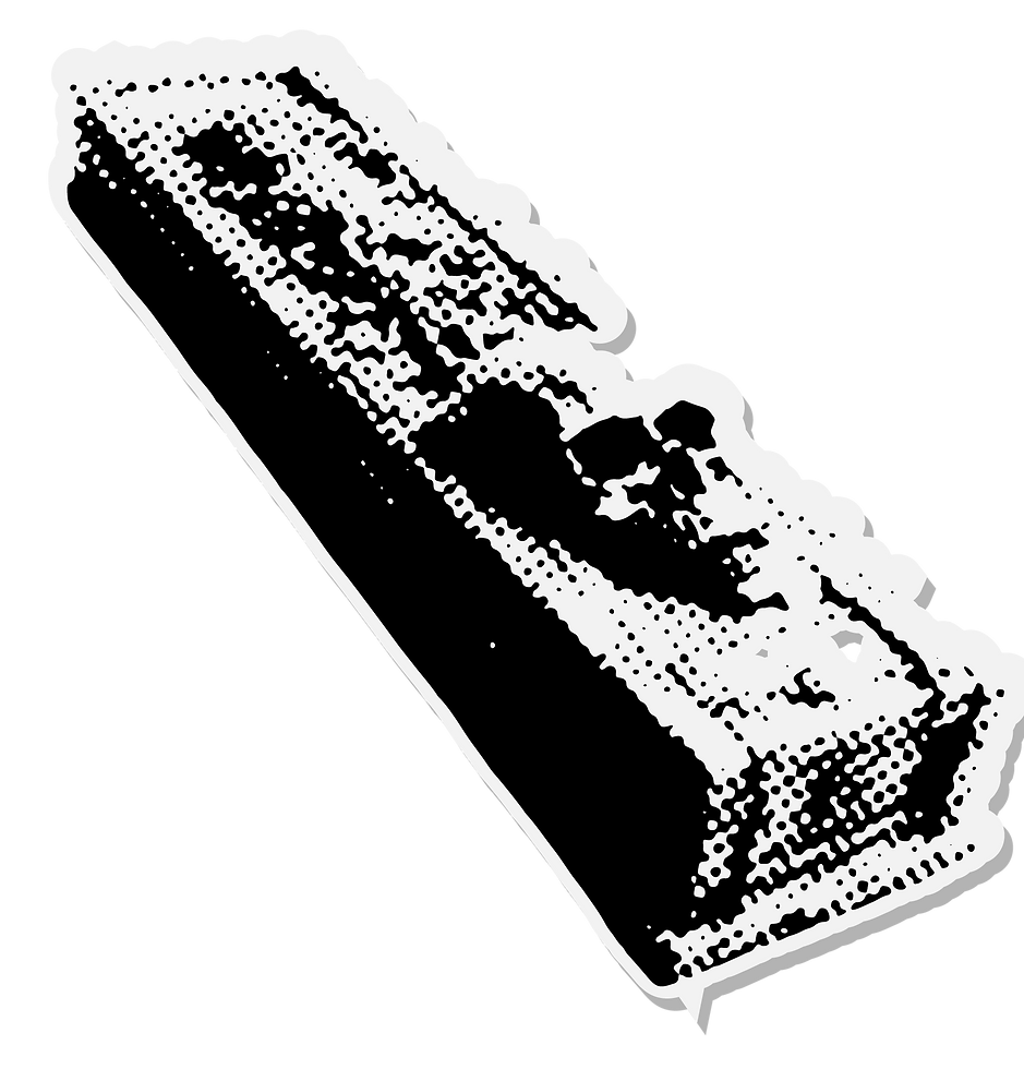 Monochrome Brick Illustration