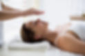Woman on massage bed