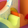Mixed Material Geometric Shapes